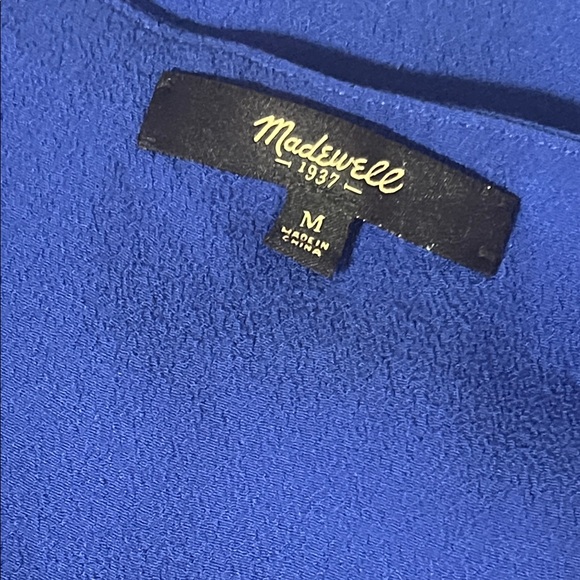 Madewell Morningside Shift Dress  - Royal Blue - Picture 8 of 9